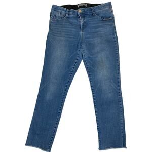 Wit & Wisdom Medium Wash Raw Hem Denim Jeans Size 8P